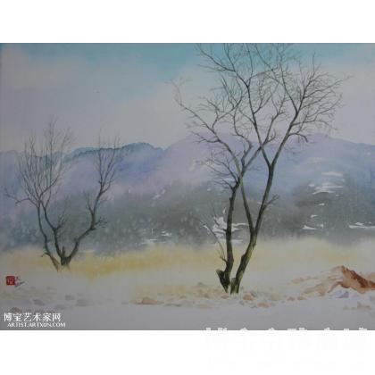 冯保民 水彩风景0210 类别: 水粉画|水彩画