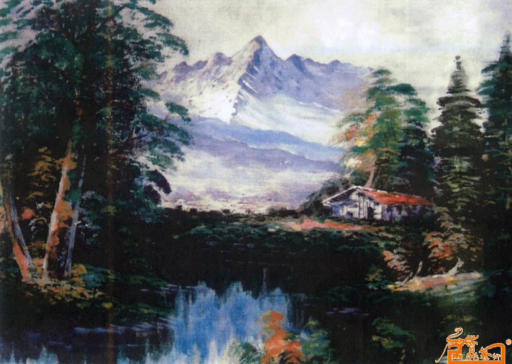 南山景色 油画